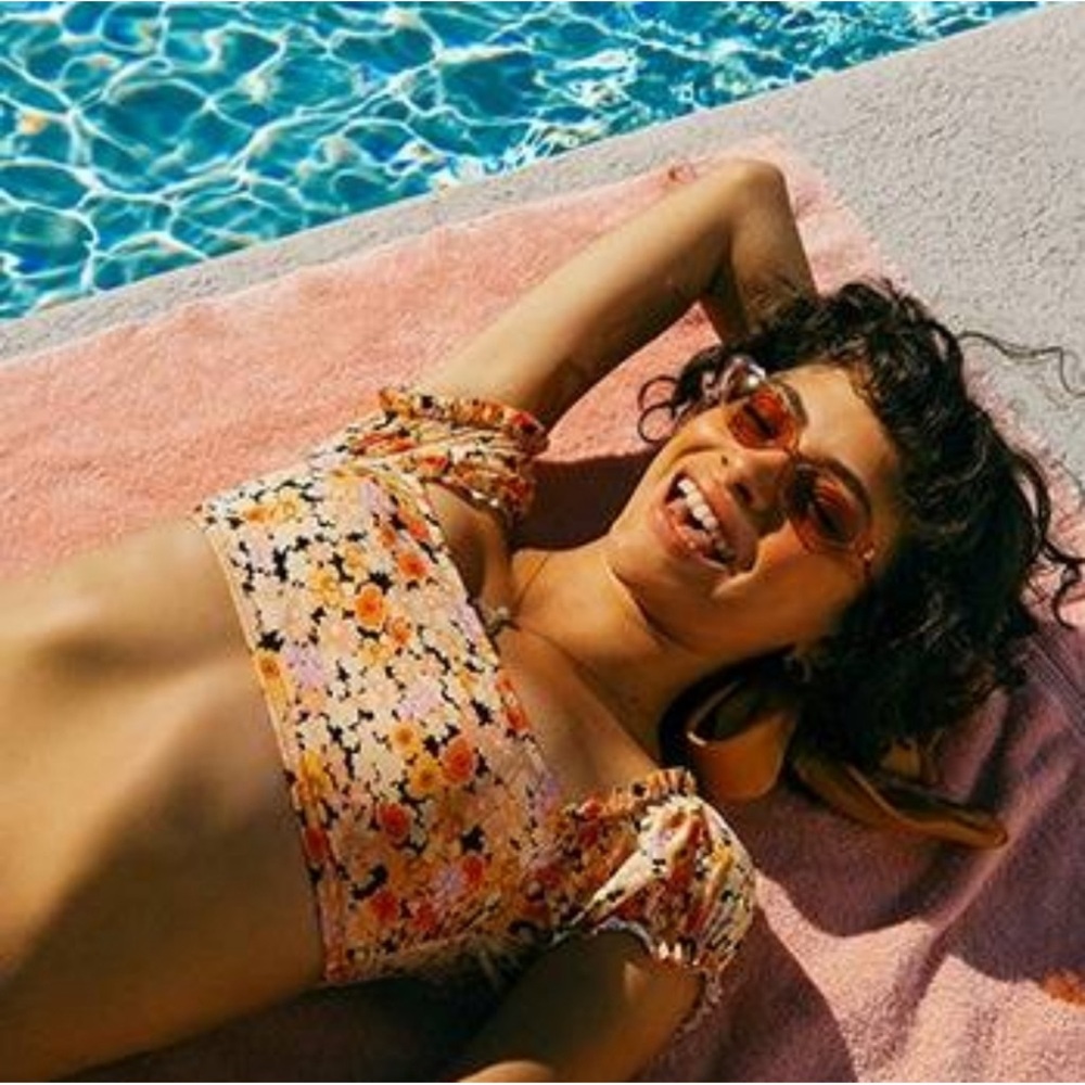 NWT Billabong Forever Dazed Crop Bikini Top